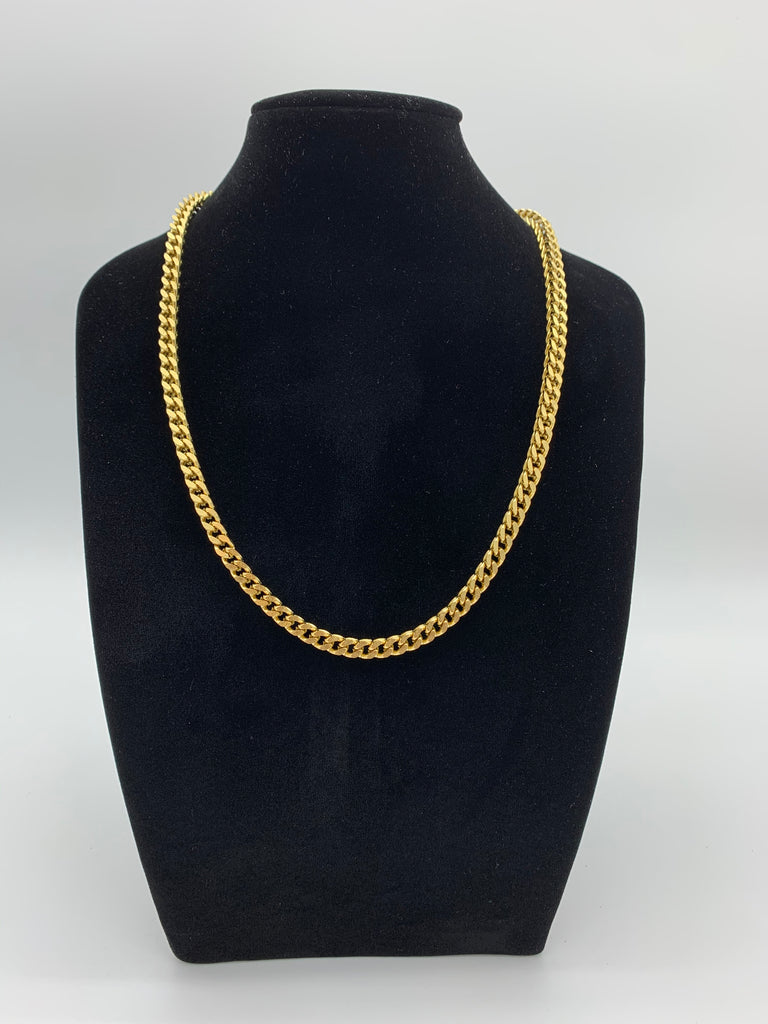 Collier à boucle cubaine en acier inoxydable