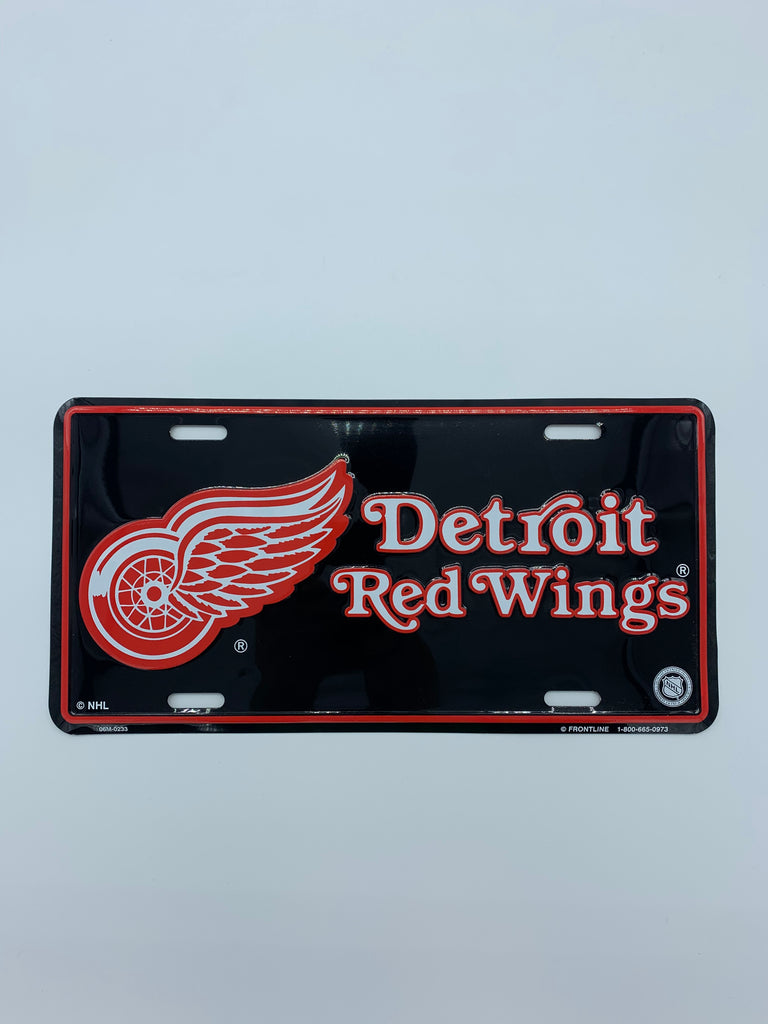 Plaque d'immatriculation de l'équipe NHL des Red Wings de Detroit