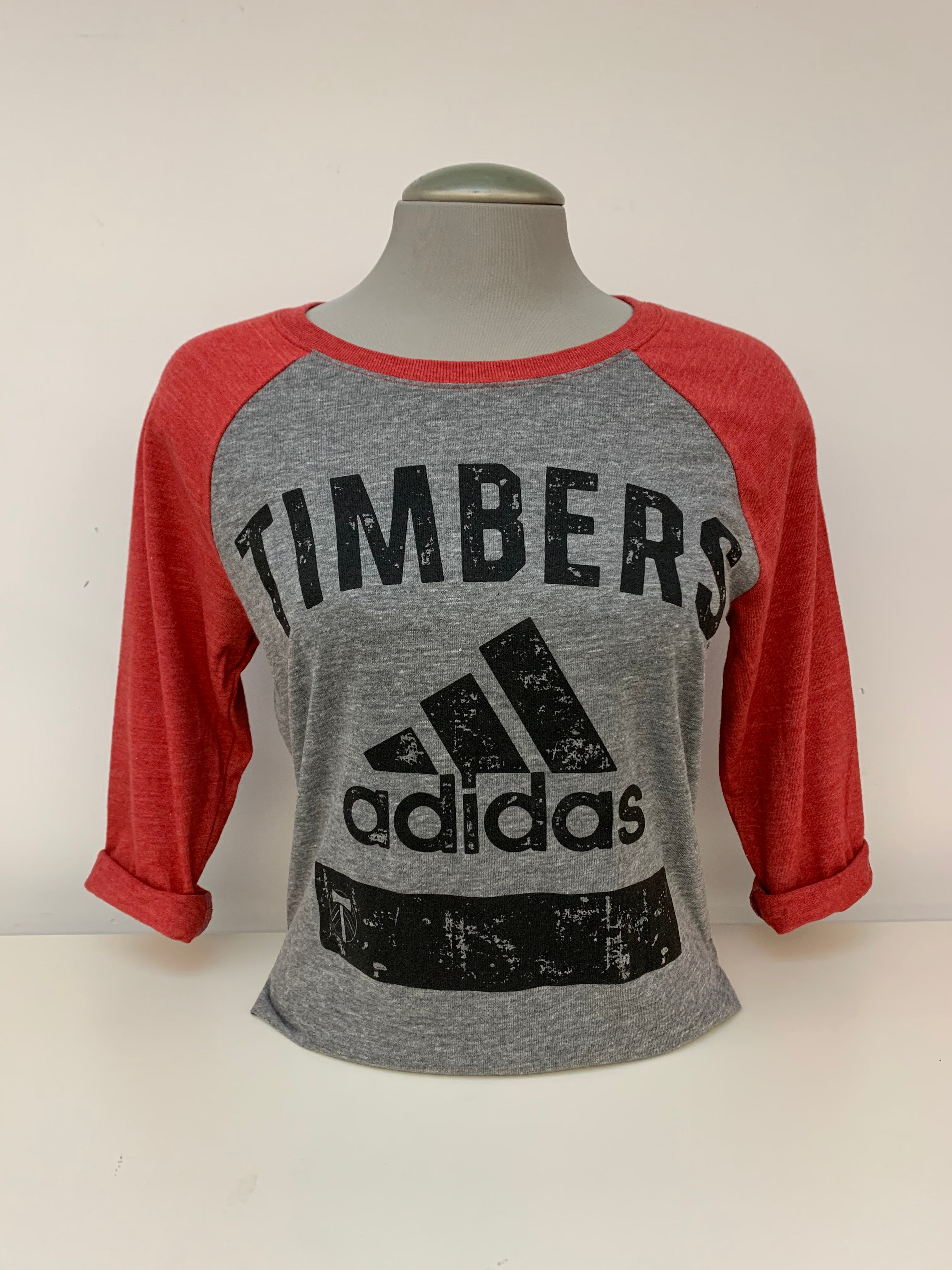 Grey adidas t shirt women's deals