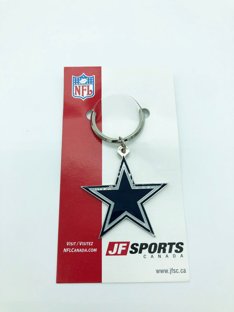 NFL Dallas Cowboys silver key ring