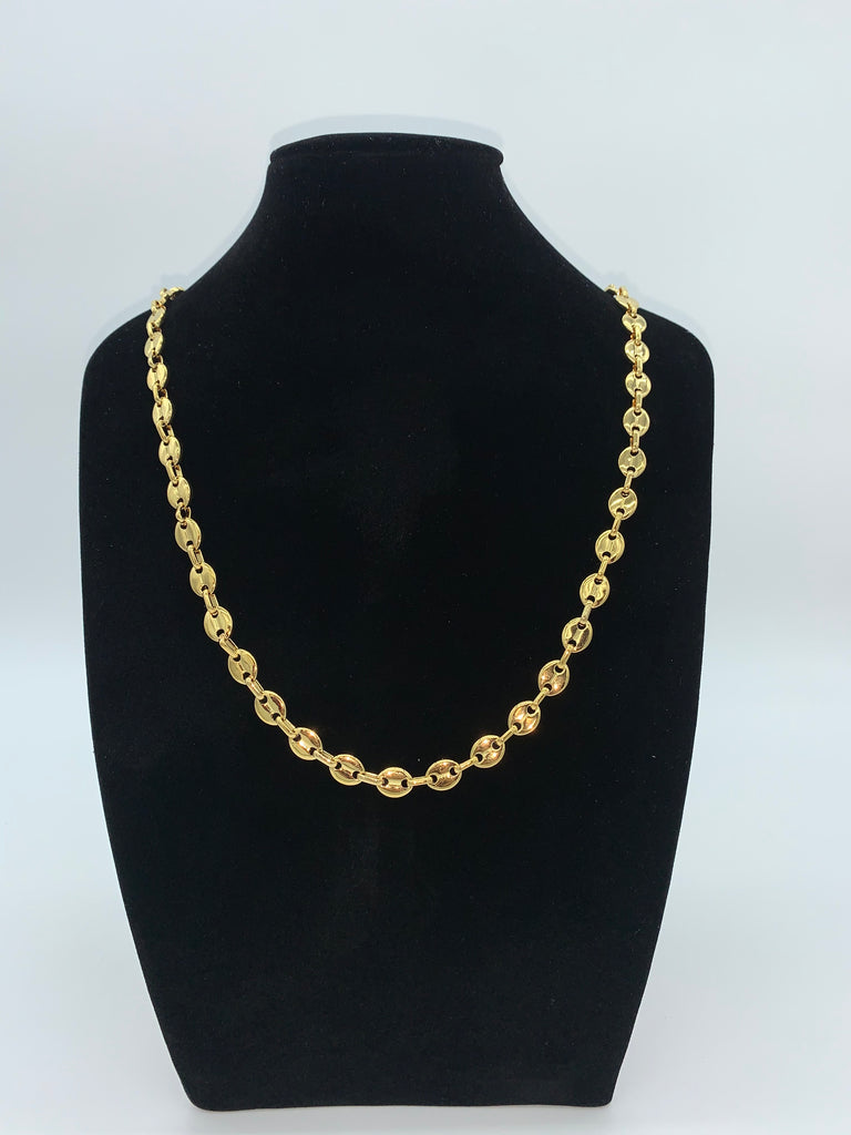 Stainless steel O chain necklace