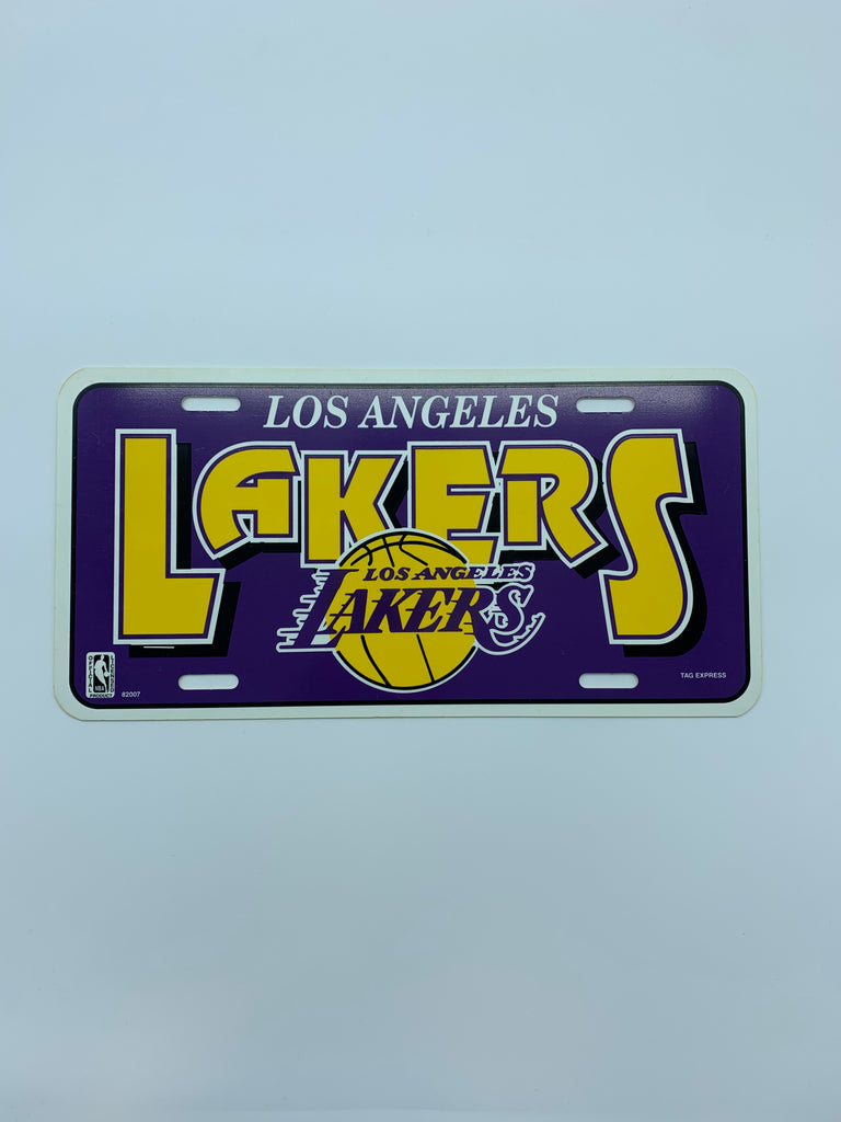 Los Angeles Lakers car plate